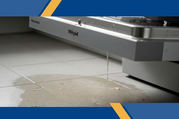Leaking Whirlpool dishwasher Leaking Whirlpool dishwasher