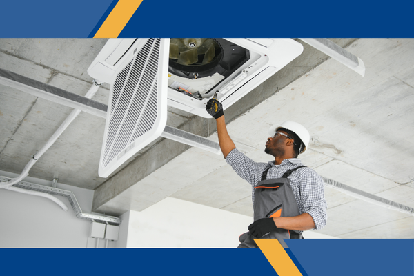 repairing air conditioner indoors repairing air conditioner indoors