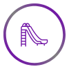 slide icon. 