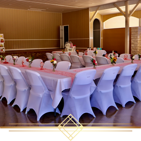 table setting before event