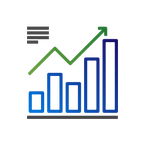 Graphic of positive curve chart