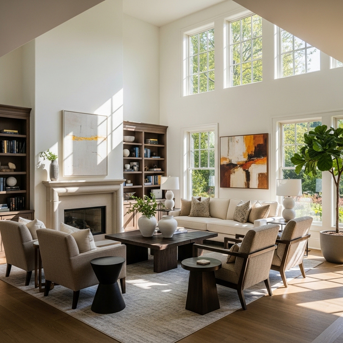 interior of a nice home