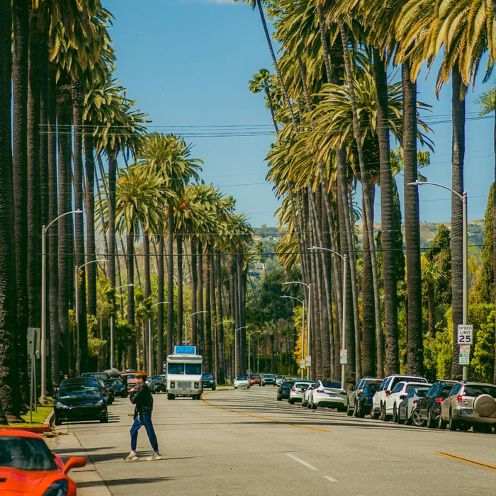 streets near Hollywood Hills streets near Hollywood Hills