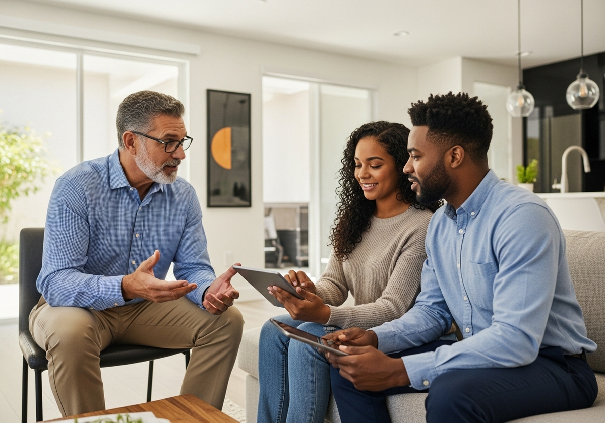 Couple Meeting with Financial Advisor