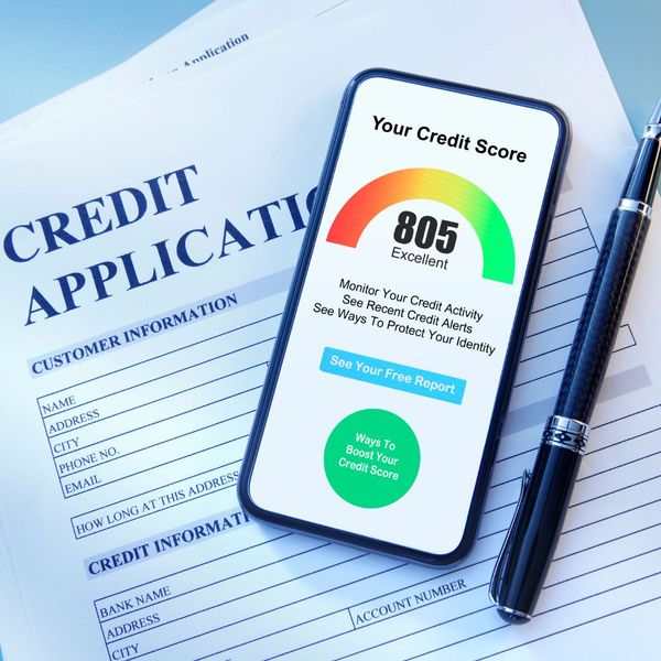 credit application and credit score