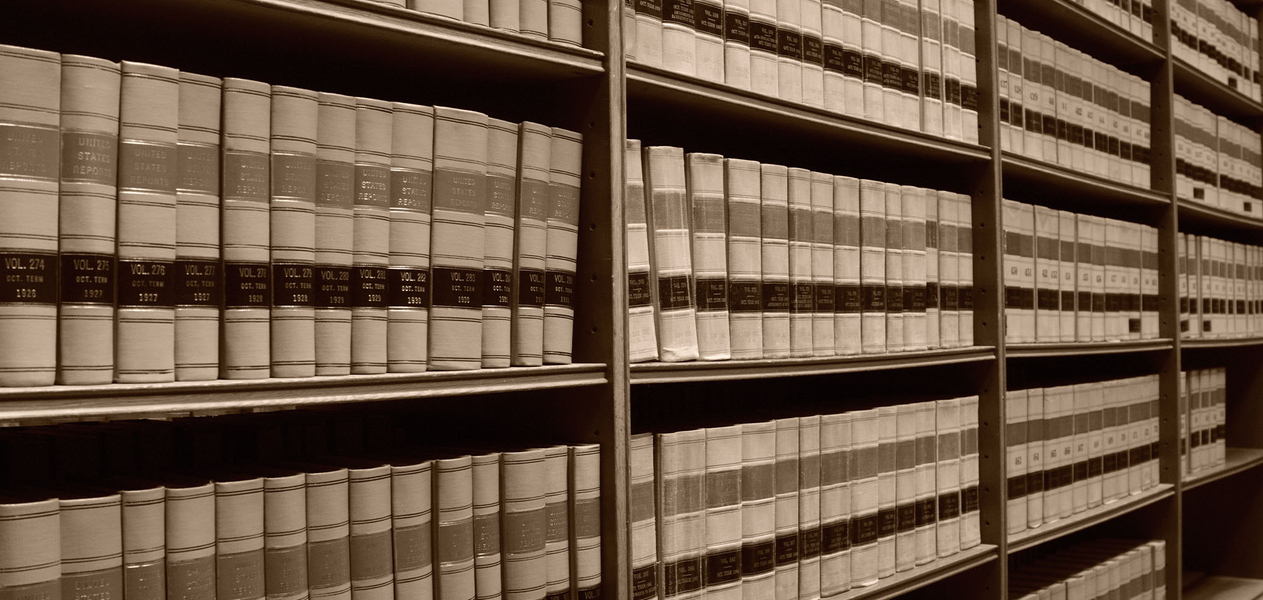 wall of books