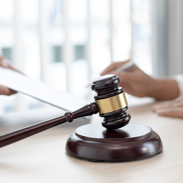 A judge gavel