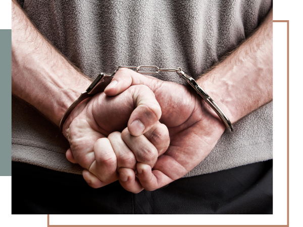 a man in handcuffs