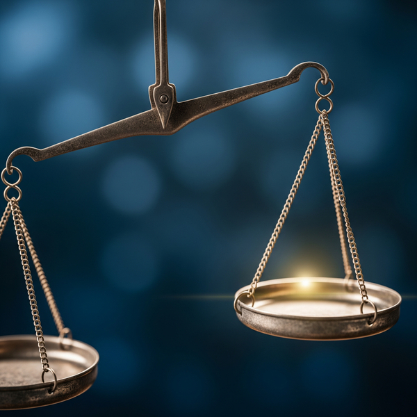The scales of justice, slightly imbalanced, representing the need for strong legal defense. blog 2 2.jpeg