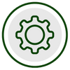 icon of gear, custom