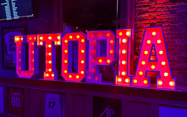 utopia marquee signs