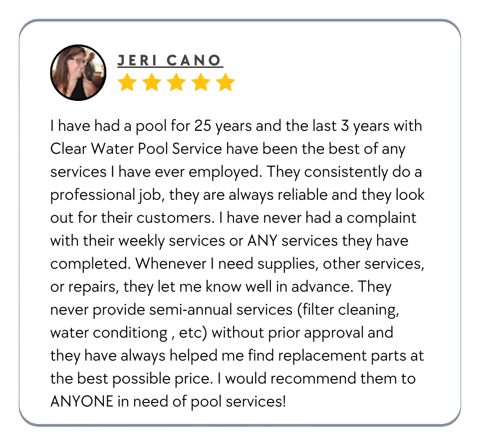 Professional Pool Service in Los Angeles and Ventura County