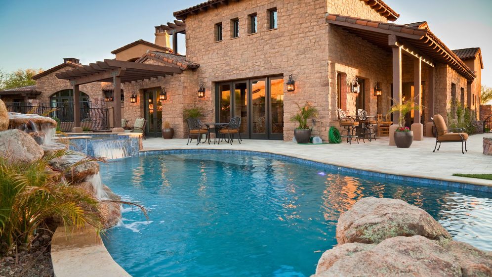 home with remodeled pool