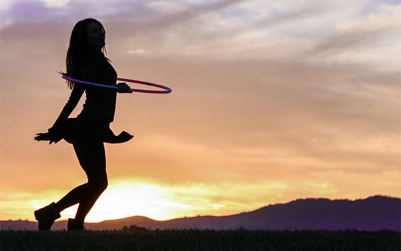 hula hooping