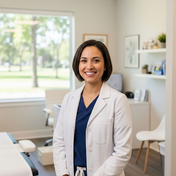 friendly, smiling nurse practitioner friendly, smiling nurse practitioner