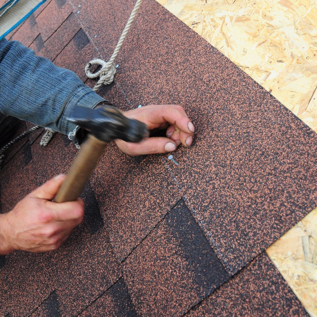 nailing shingles