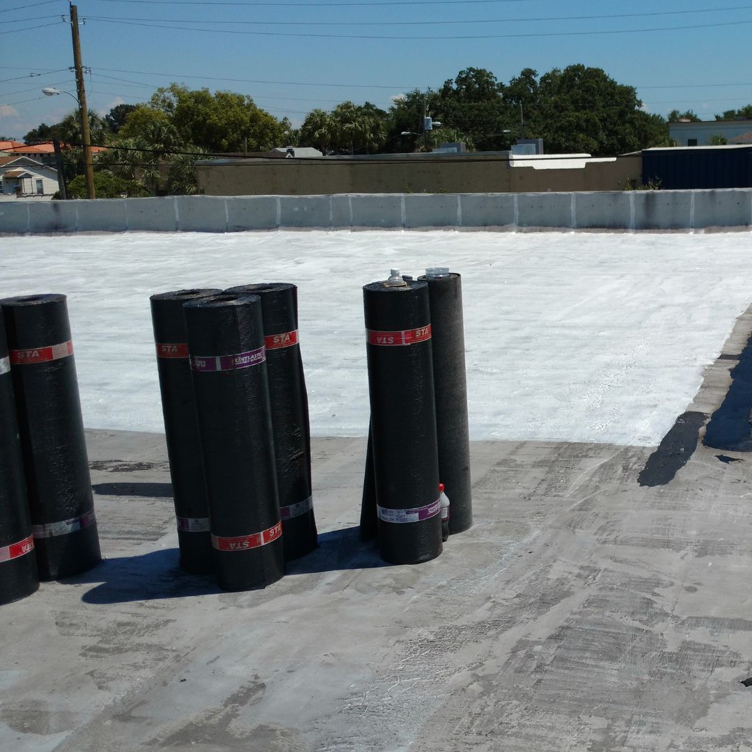 Commercial roofing material