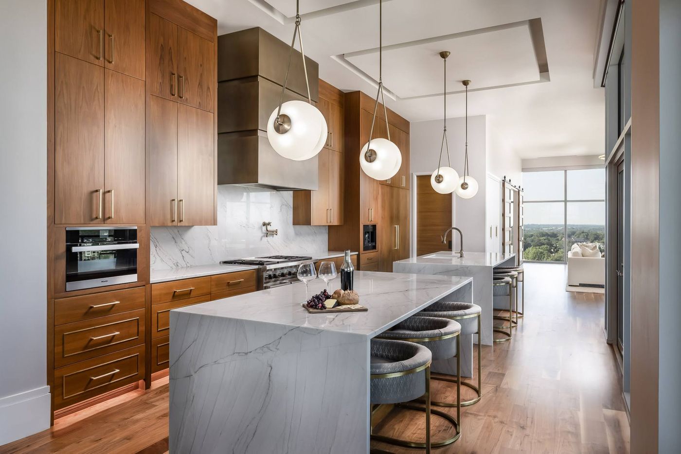 Modern Upstate Penthouse kitchen 