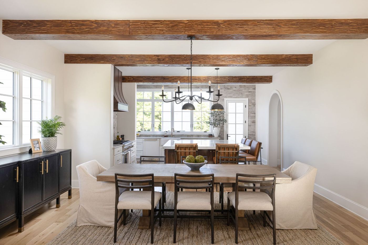 rustic dining room 