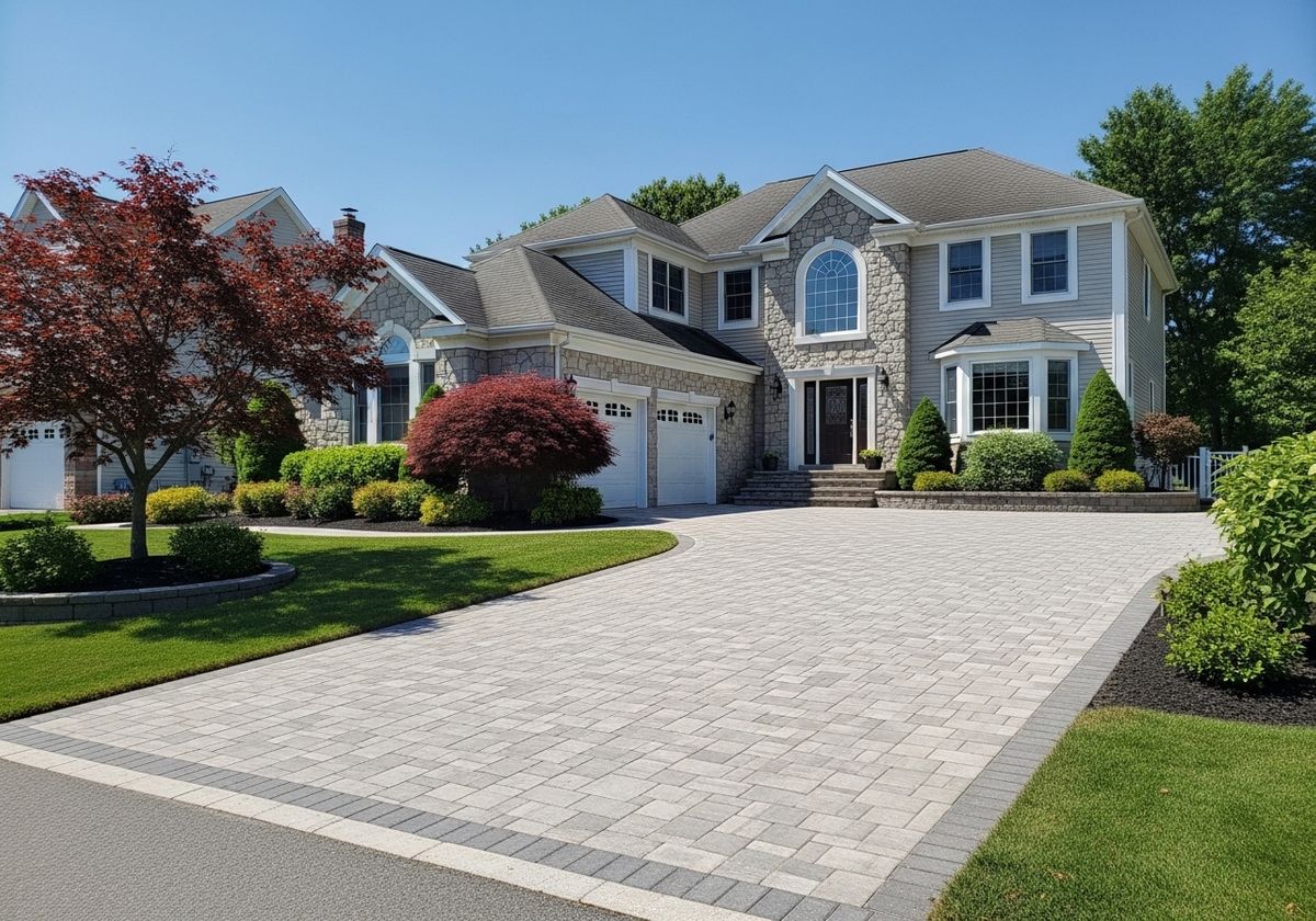 Luxury Home with Paver Driveway