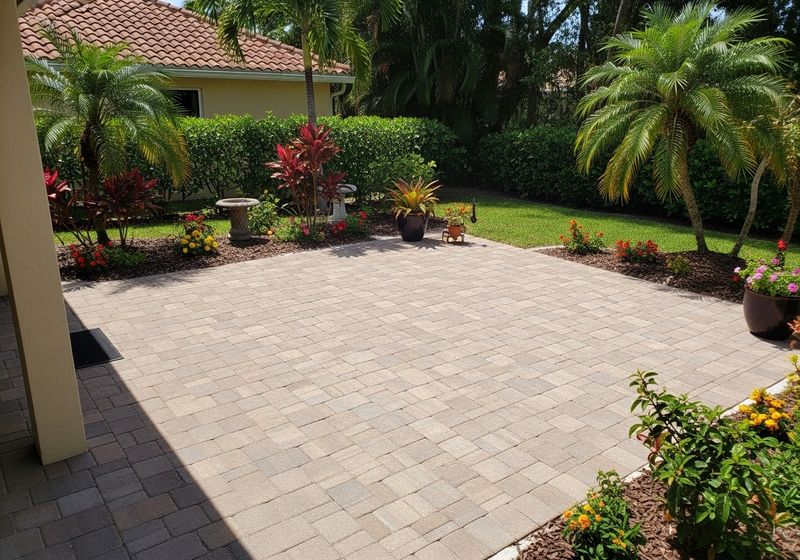 Beautiful Tropical Backyard Patio