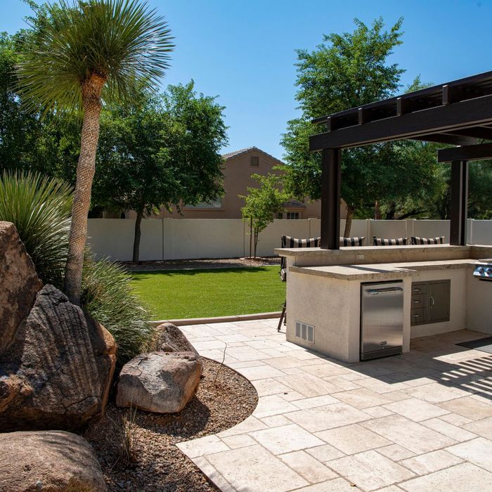 Patio with Grill and New Pavers in Backyard he Complete Guide to Paver Installation in Palm Beach County3.jpg