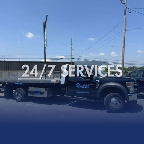 United Wrecker & Transport flatbed