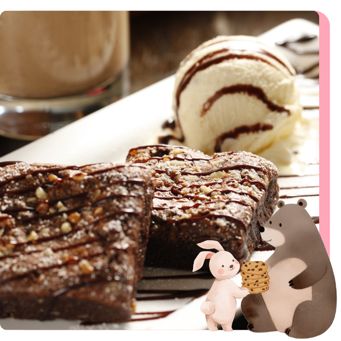 brownies and ice cream brownies and ice cream