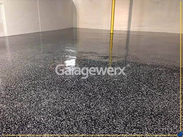 A commercial building's new flooring by Garagewerx