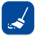 Sweep cleaning icon