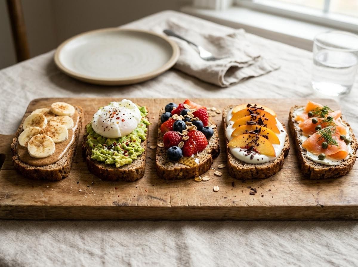 Variety of Gourmet Toasts