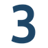 number 3 icon