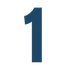 number 1 icon