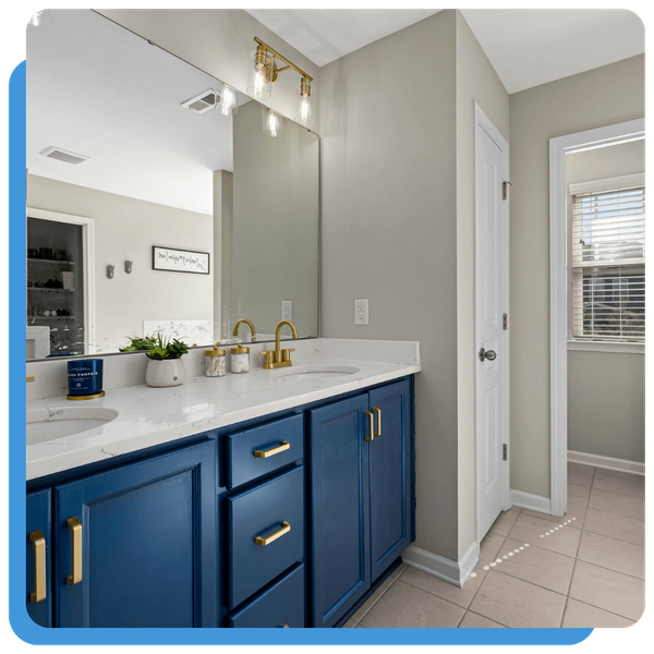 newly renovated bathroom