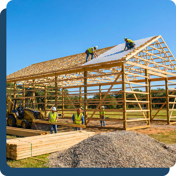building pole barn 