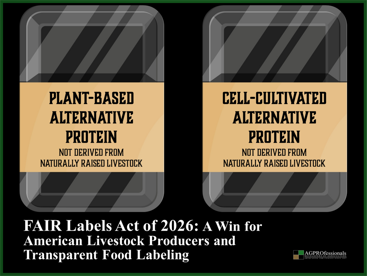 FAIR Act A Win for American Livestock Producers and Transparent Food Labeling