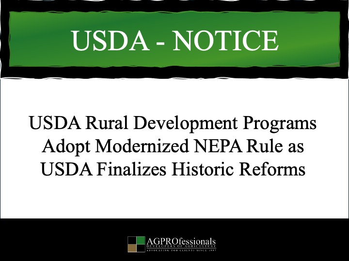 USDA Rural Development Programs Adopt Modernized NEPA Rule as   USDA Finalizes Historic Reforms  .png