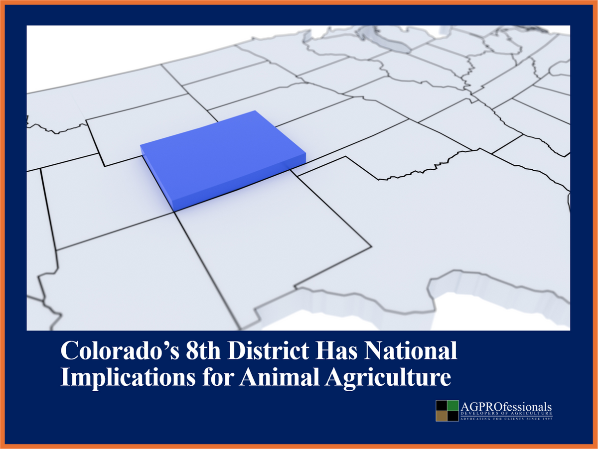 Colorado’s 8th District Has National Implications for Animal Agriculture
