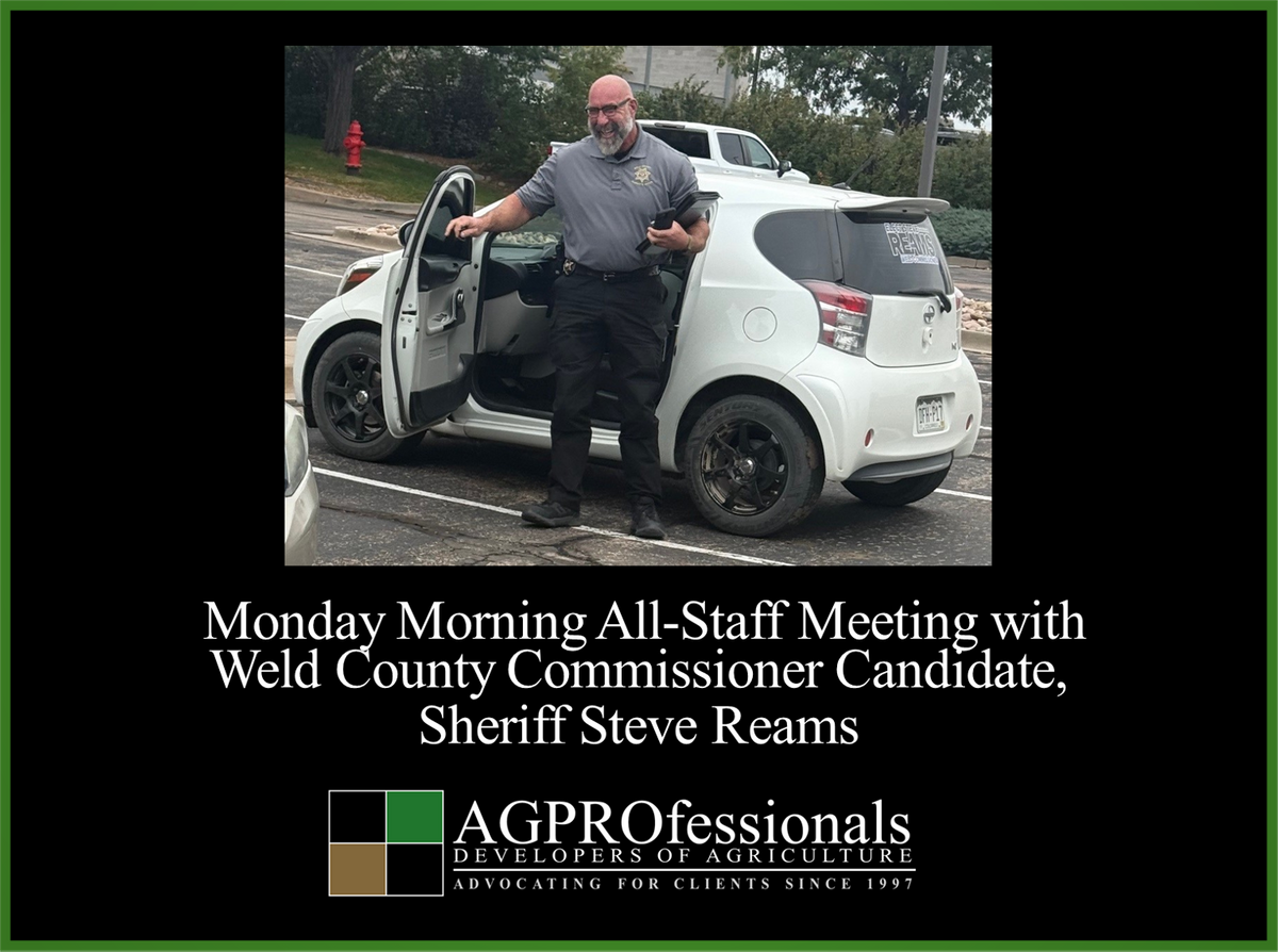 Weld County Sheriff Steve Reams - The Importance of County Commissioners 
