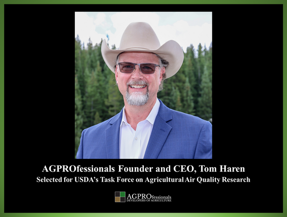 AGPROfessionals Founder, Tom Haren appointed to USDA Agricultural Air Quality Research Task Force 