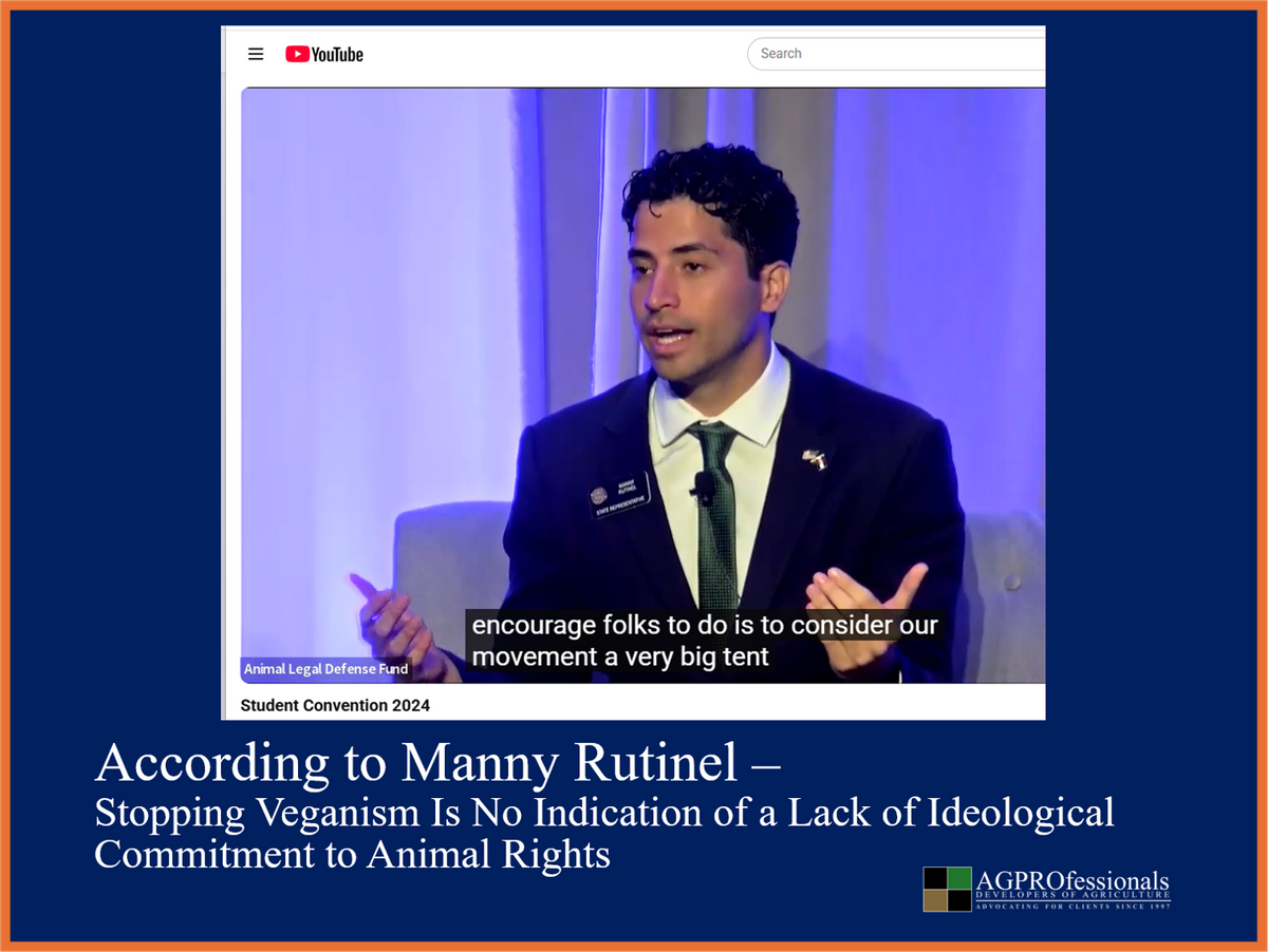 According to Manny Rutinel - Stopping Veganism Is No Indication of a Lack of Ideological Commitment to Animal Rights