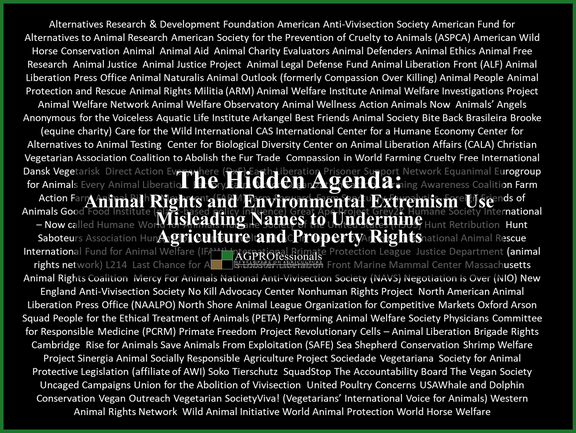 HIdden Agenda Animal Rights Environental NGOs Use Misleading Names to Undermine Agriculture and Property Rights AGPROfessionals.png