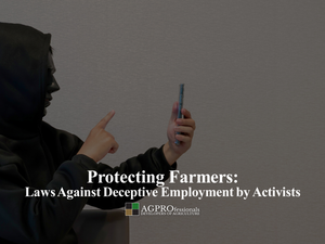 Laws Protecting Farmers from Activists