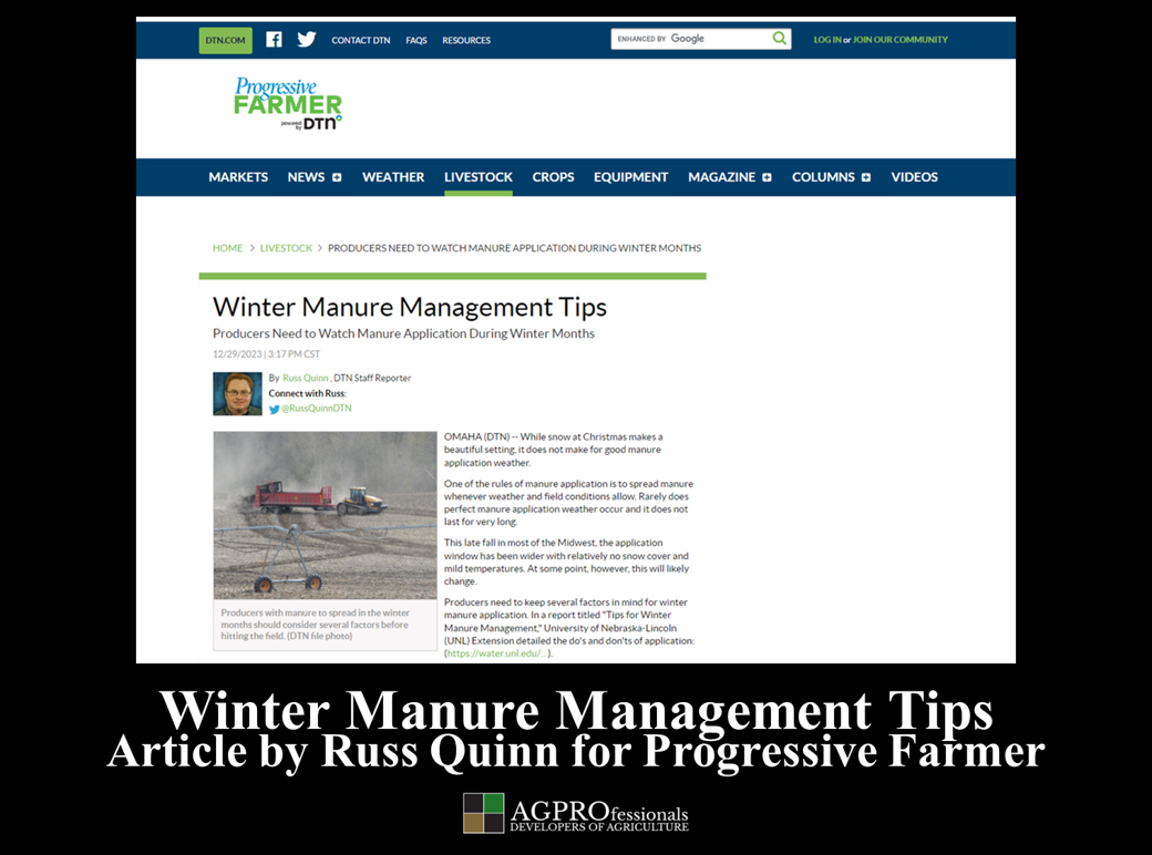 Winter Manure Management Tips
