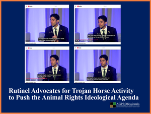 Manny Rutinel’s October 2024 appearance at the Animal Legal Defense Fund Student Convention revealed that he supports Trojan Horse activity to expand influence in animal advocacy, which involves entering government agencies, corporations, law firms, and politics. He described animal advocacy as “the movement,” spoke of “our values,” urged students to pursue careers outside traditional animal organizations, and introduced “counterfactual impact,” emphasizing activists could do more by embedding movement values into powerful institutions than working in nonprofits.
Rutinel Advocates for Trojan Horse Activity to Push the Animal Rights Ideological Agenda