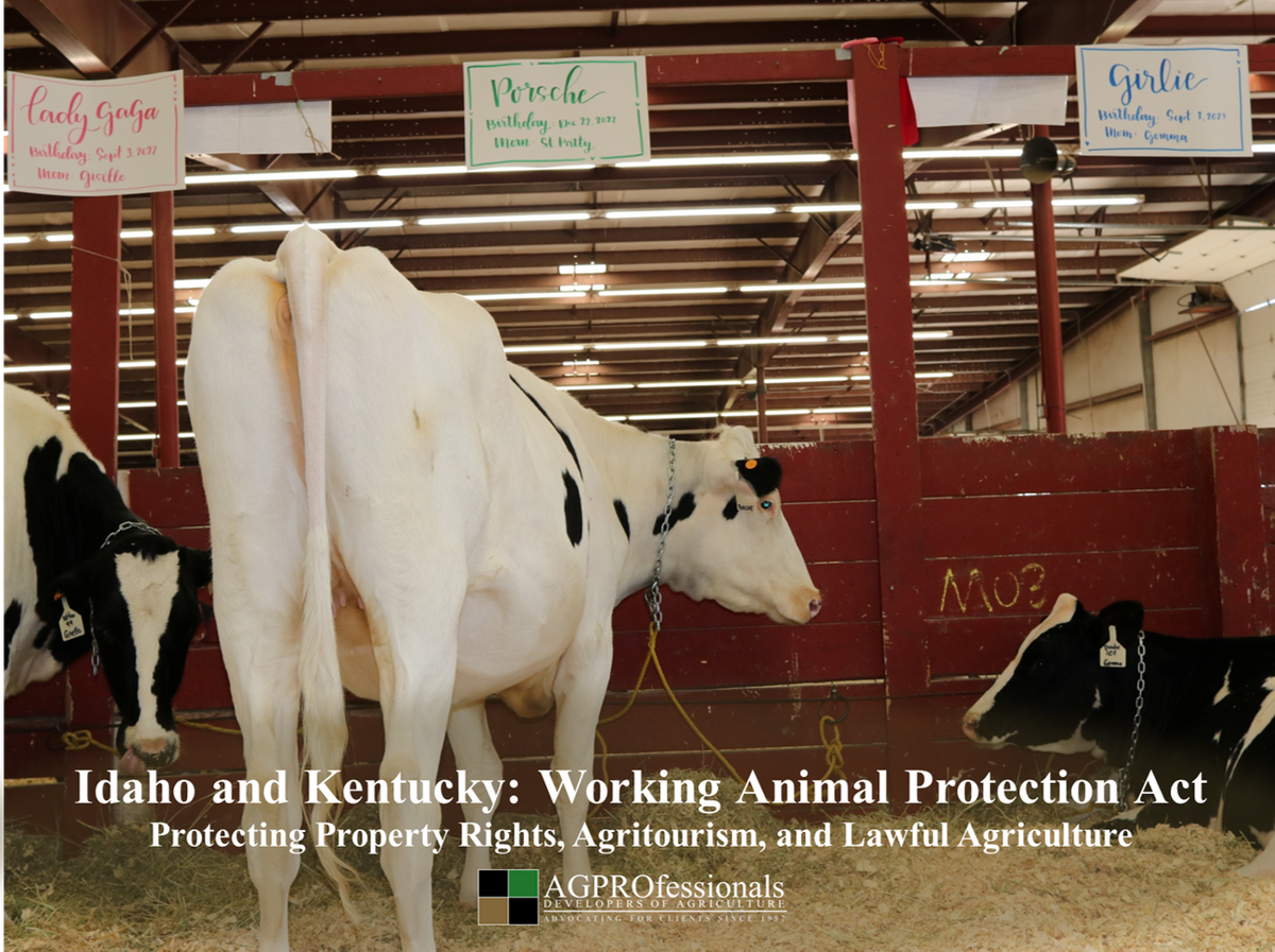 Working Animal Protection Act - Idaho - Kentucky