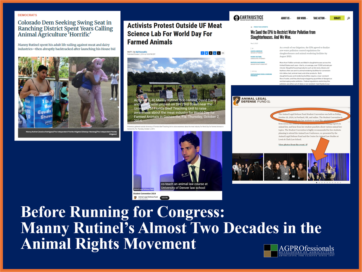 Before Running for Congress: Manny Rutinel’s Almost Two Decades in the Animal Rights Movement