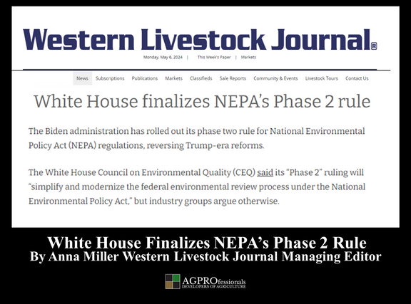 White House Finalizes NEPAs Phase 2 rule