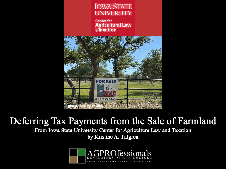 Deferring Tax Payments from the Sale of Farmland  .png