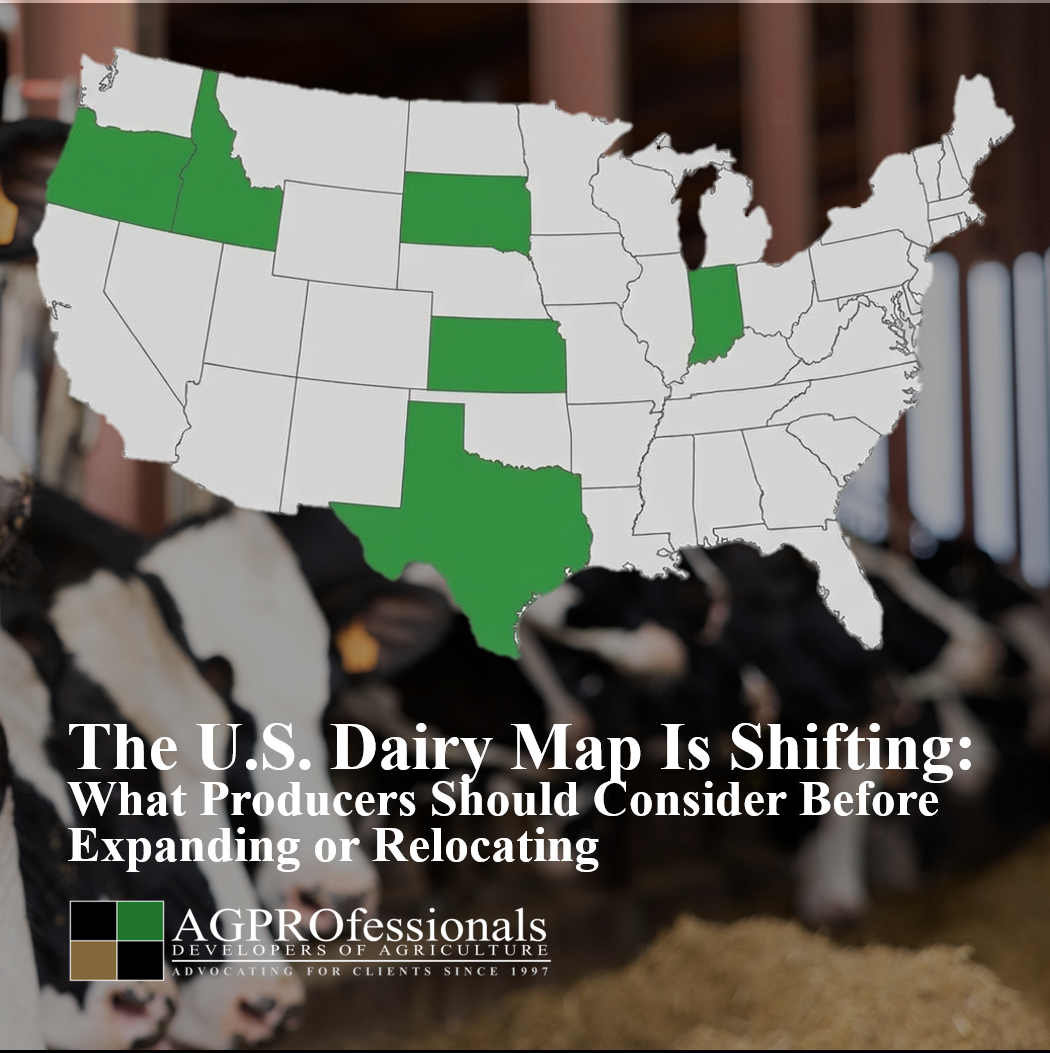 The U.S. Dairy Map Is Shifting: What Producers Should Consider Before Expanding or Relocating